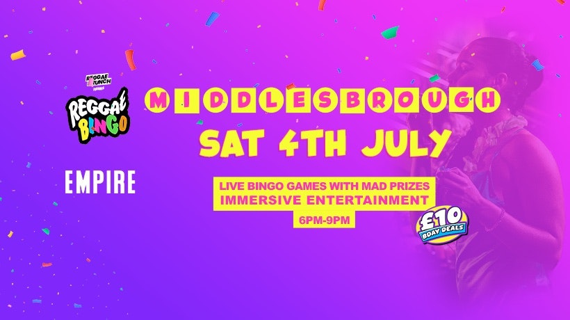 Reggae Bingo – Middlesborough