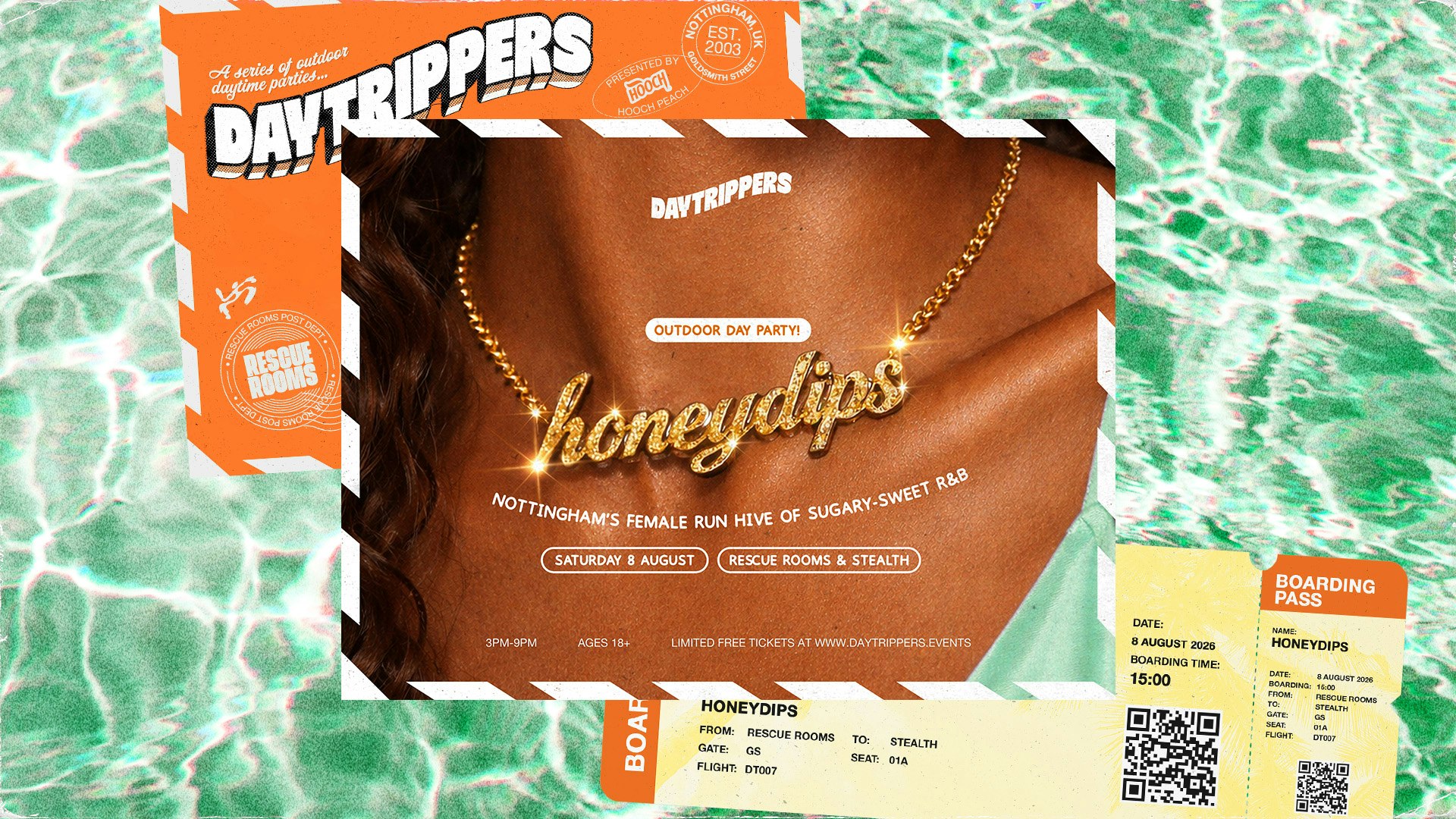 Daytrippers: HONEYDIPS — Outdoor Day Party!