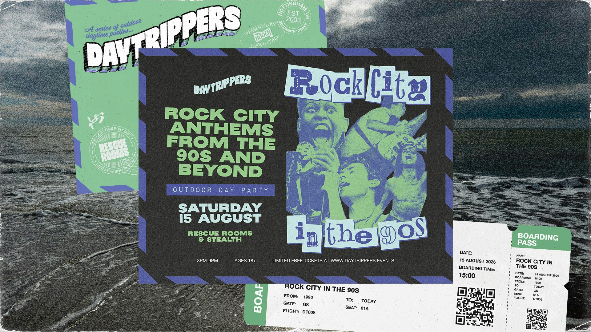 Daytrippers: ROCK CITY IN THE 90s — Outdoor Day Party!