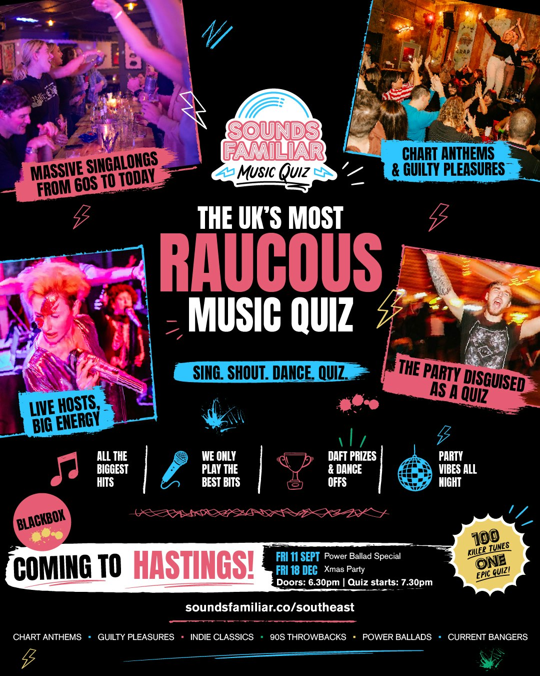 Sounds Familiar Music Quiz – Christmas Party Hastings