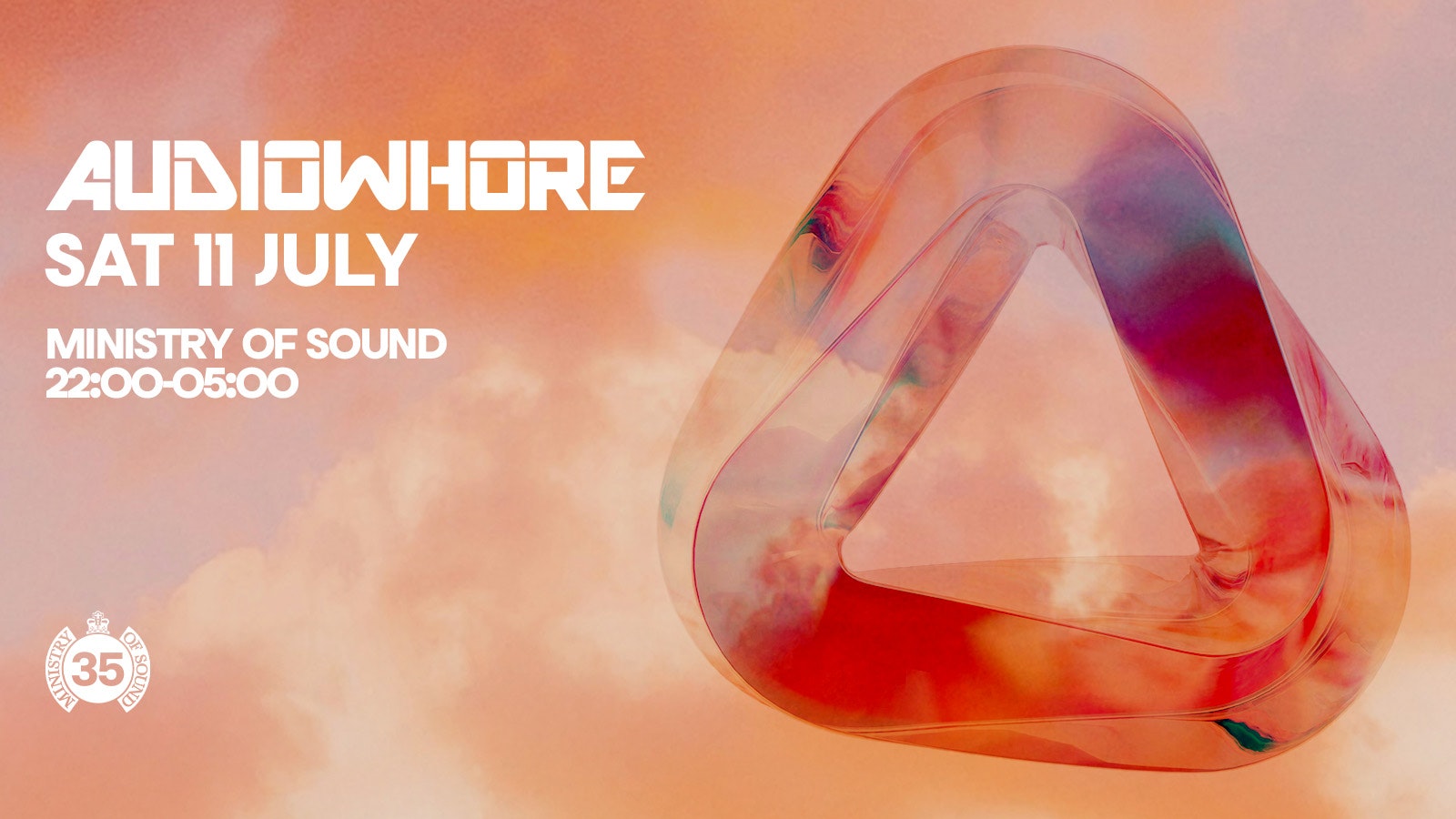 Audiowhore | Ministry Of Sound 🌍 Saturday 11th July | House / Tech 🎧