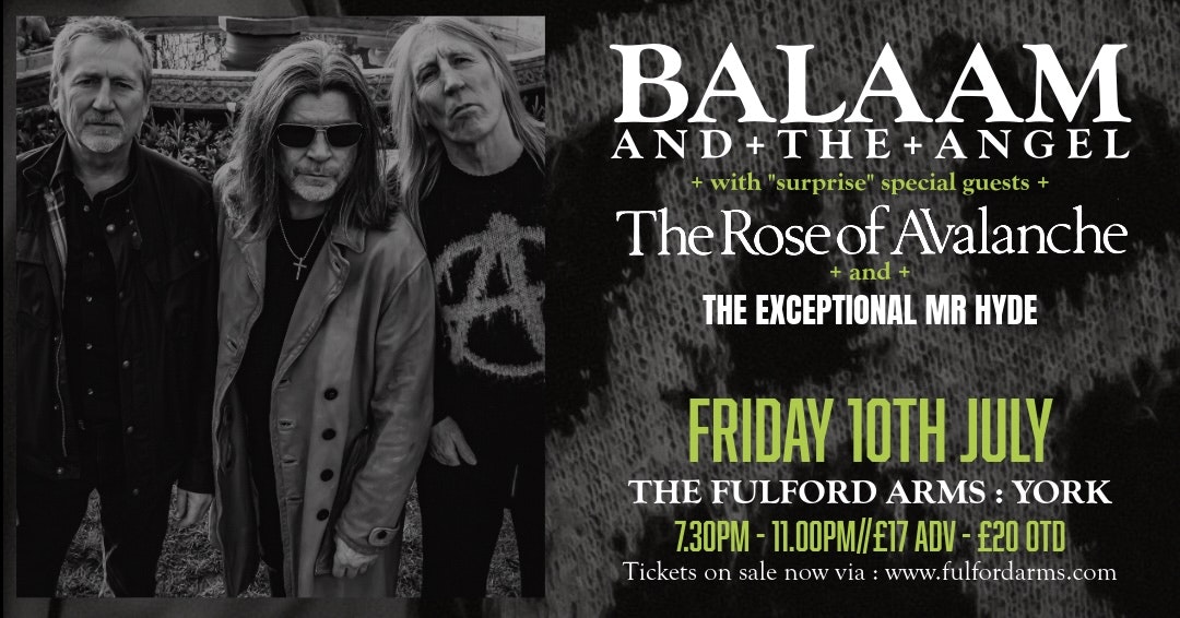 BALAAM AND THE ANGEL | THE ROSE OF AVALANCHE | THE EXCEPTIONAL MR HYDE