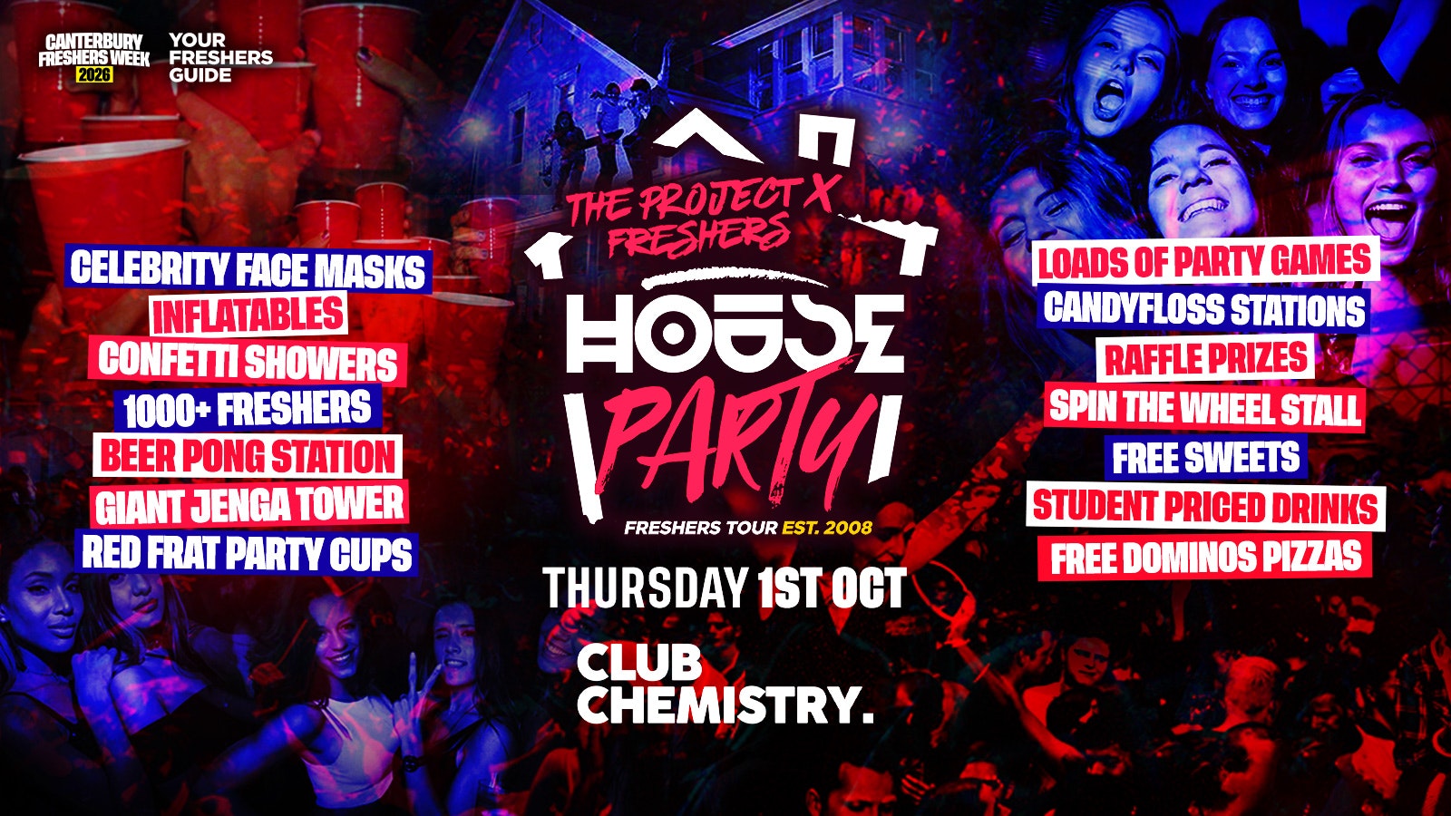 The Project X Freshers House Party – Canterbury Freshers 2026