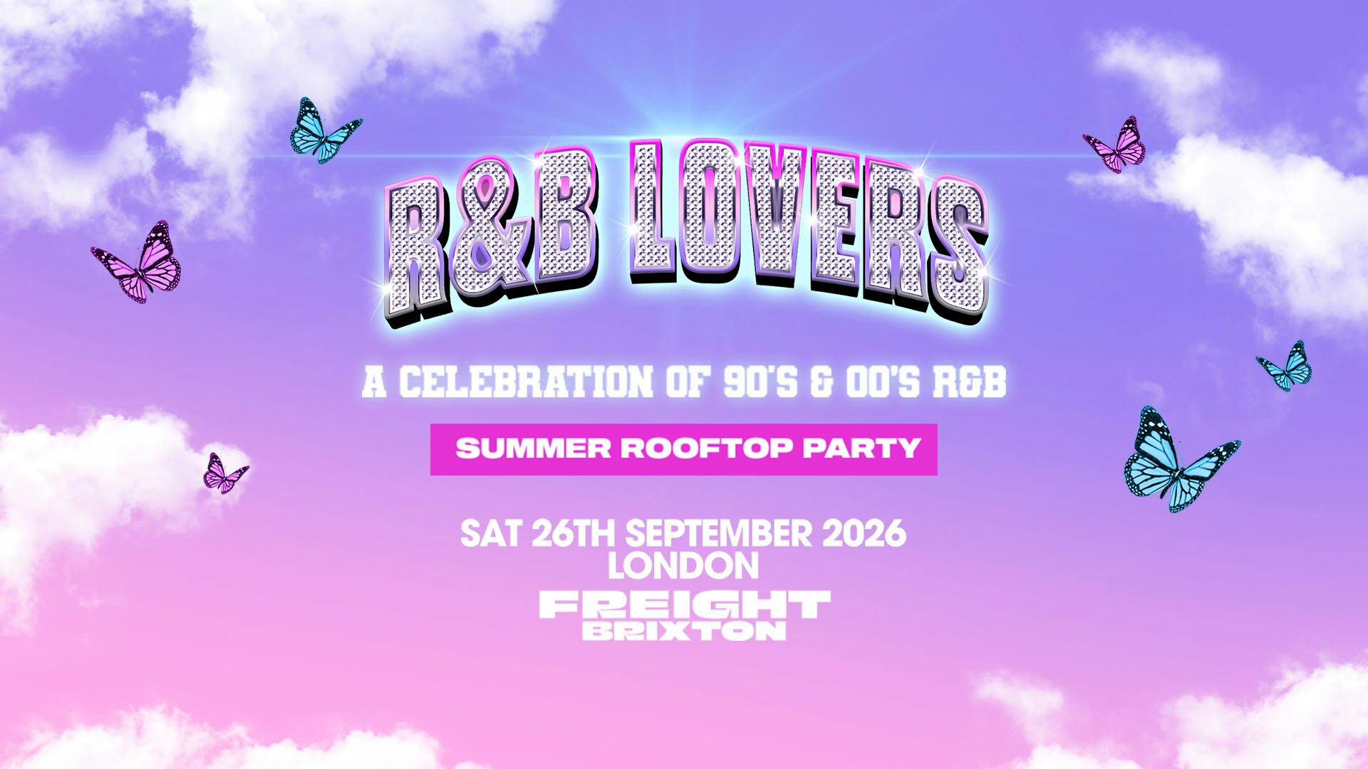 R&B Rooftop Party – Saturday 26th September – Freight Brixton [TICKETS NOW ON SALE!]