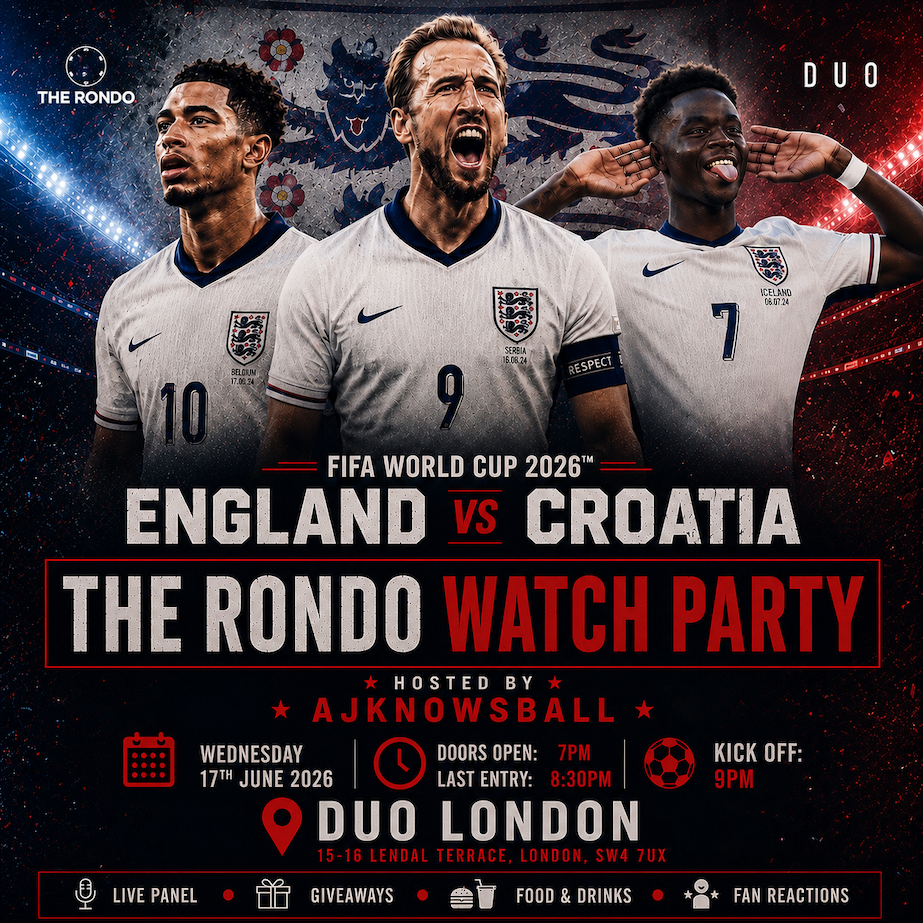 England vs Croatia: Rondo Watch Party x Live Show at Duo, London on ...