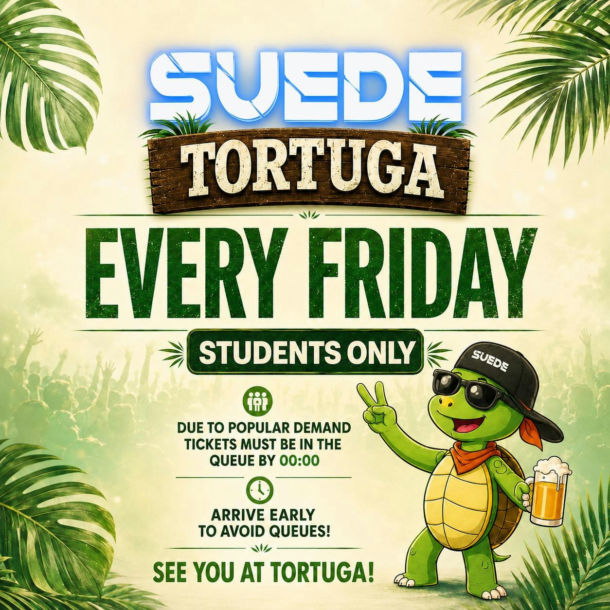 TORTUGA FRIDAYS: CHART + CHEESE [FRESHERS WEEK]