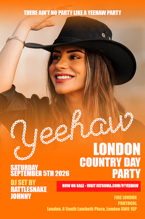 YEEHAW! COUNTRY PARTY. LONDON.