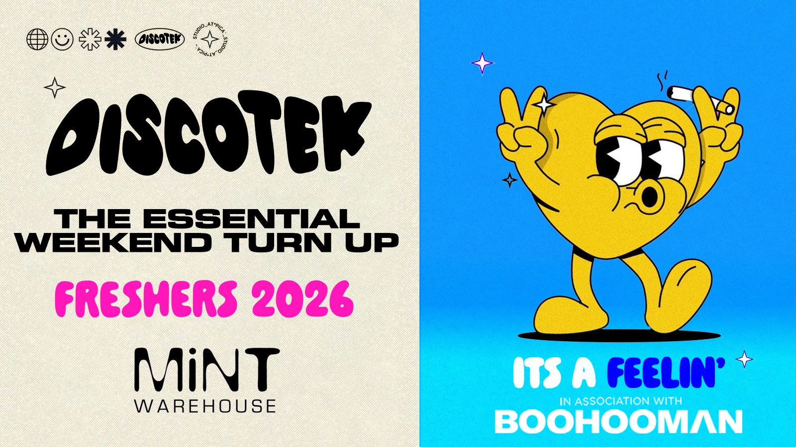 DISCOTEK LEEDS – The Official Move In Party 🧃 Official Student Partners with BoohooMAN 👕 ⚡Sold Out 15 years Running!
