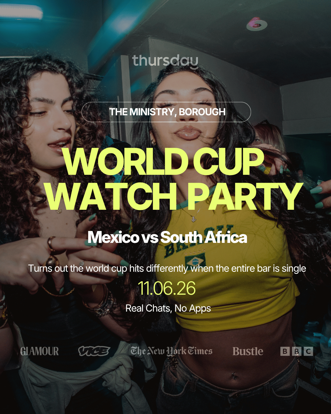 Thursday | World Cup Watch Party  | Mexico vs South Africa