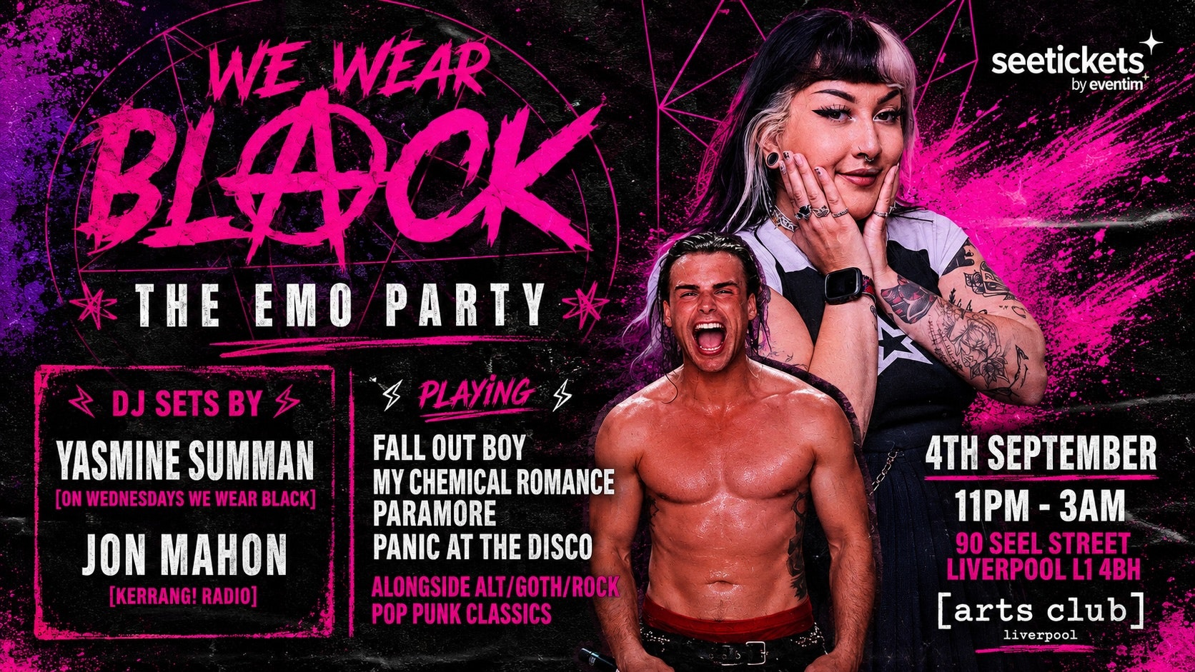 WE WEAR BLACK: THE EMO CLUB NIGHT