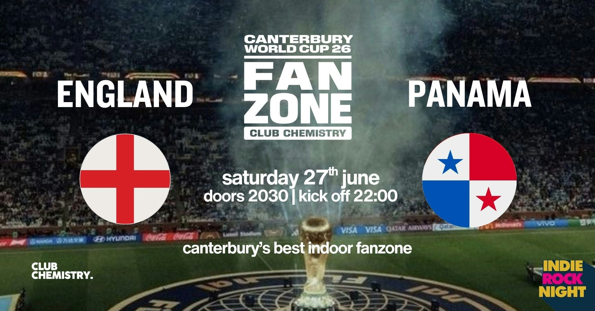 England vs Panama 󠁧󠁢󠁥󠁮󠁧󠁿 Canterbury Word Cup Fanzone