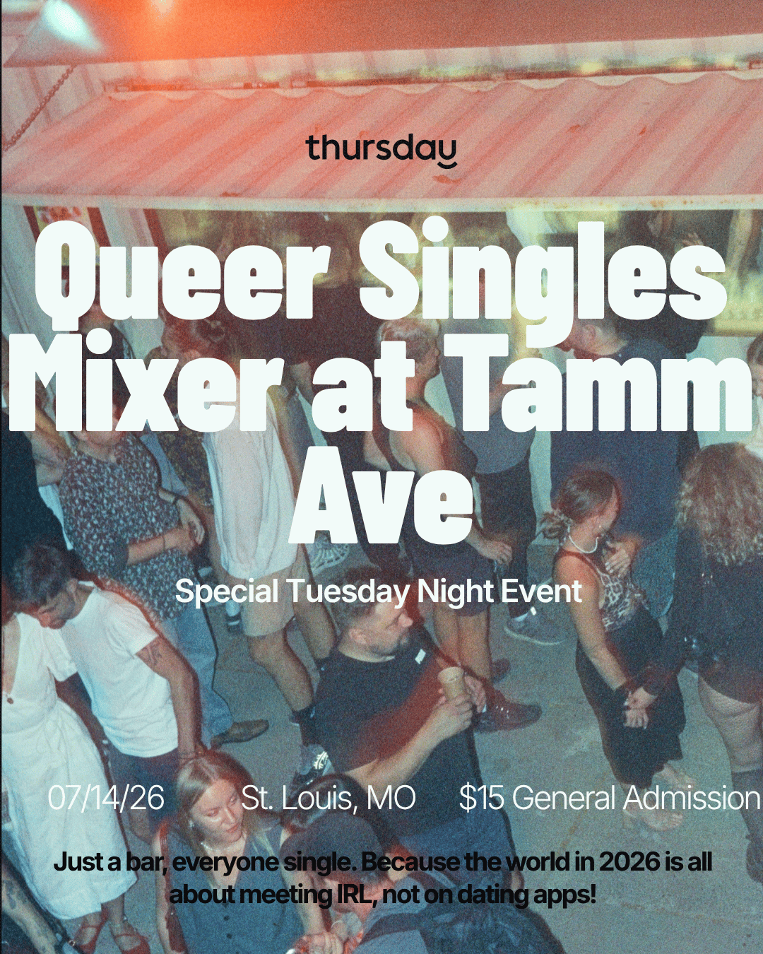 Tuesday | Queer Singles Mixer at Tamm Ave. | St. Louis