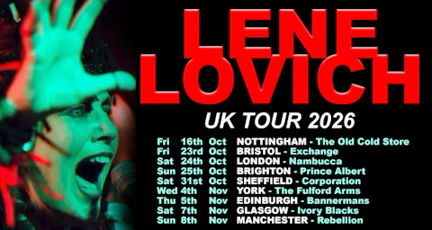 LENE LOVICH UK 2026 TOUR - LONDON