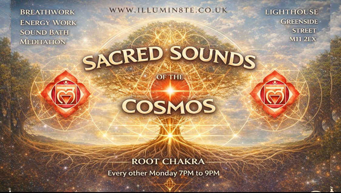 Illumin8te | Sacred Sounds Of The Cosmos | Sound Bath  (Thursday 25th June ) THE LIGHTHOUSE 7pm