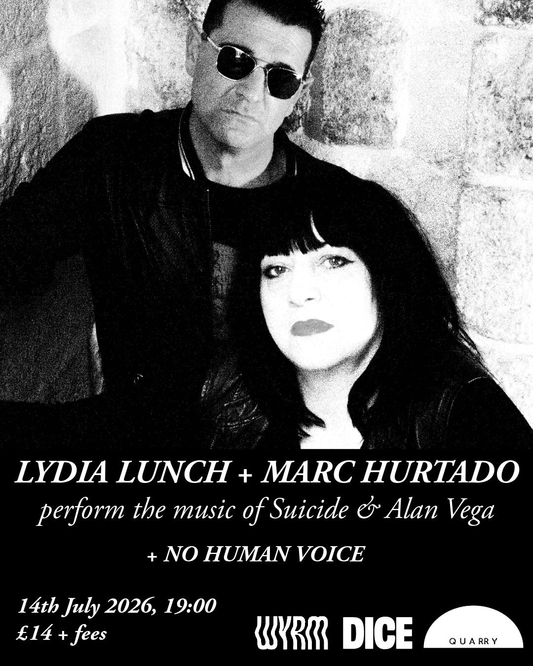 Lydia Lunch & Marc Hurtado plays Suicide