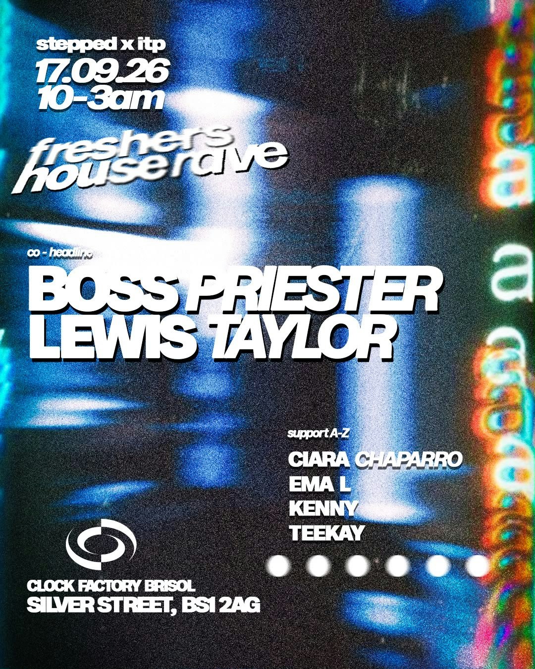STEPPED x ITP – Freshers House Rave