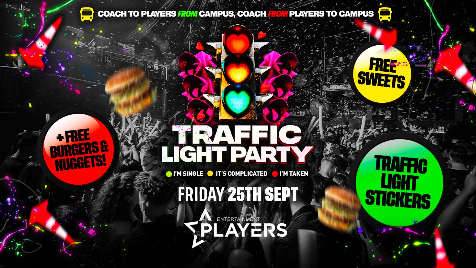 Traffic Light Party | Coventry Freshers 2026 & Warwick Freshers 2026