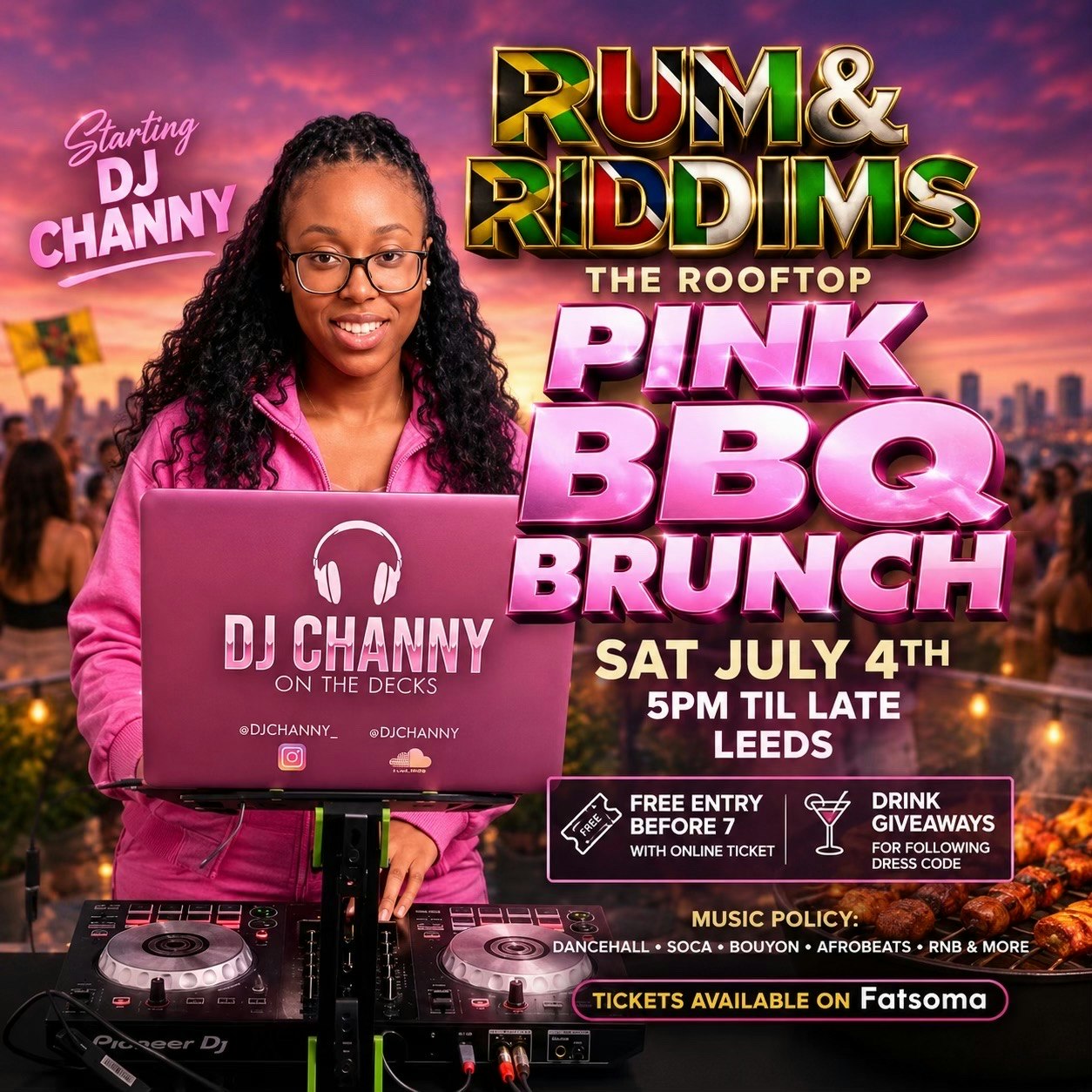RUM & RIDDIMS – The Pink BBQ Brunch