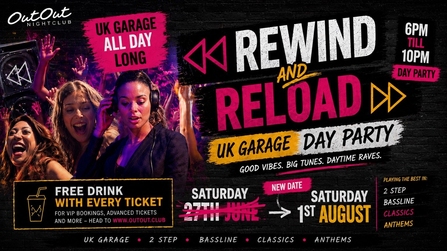 Garage Day Party – Over 25’s