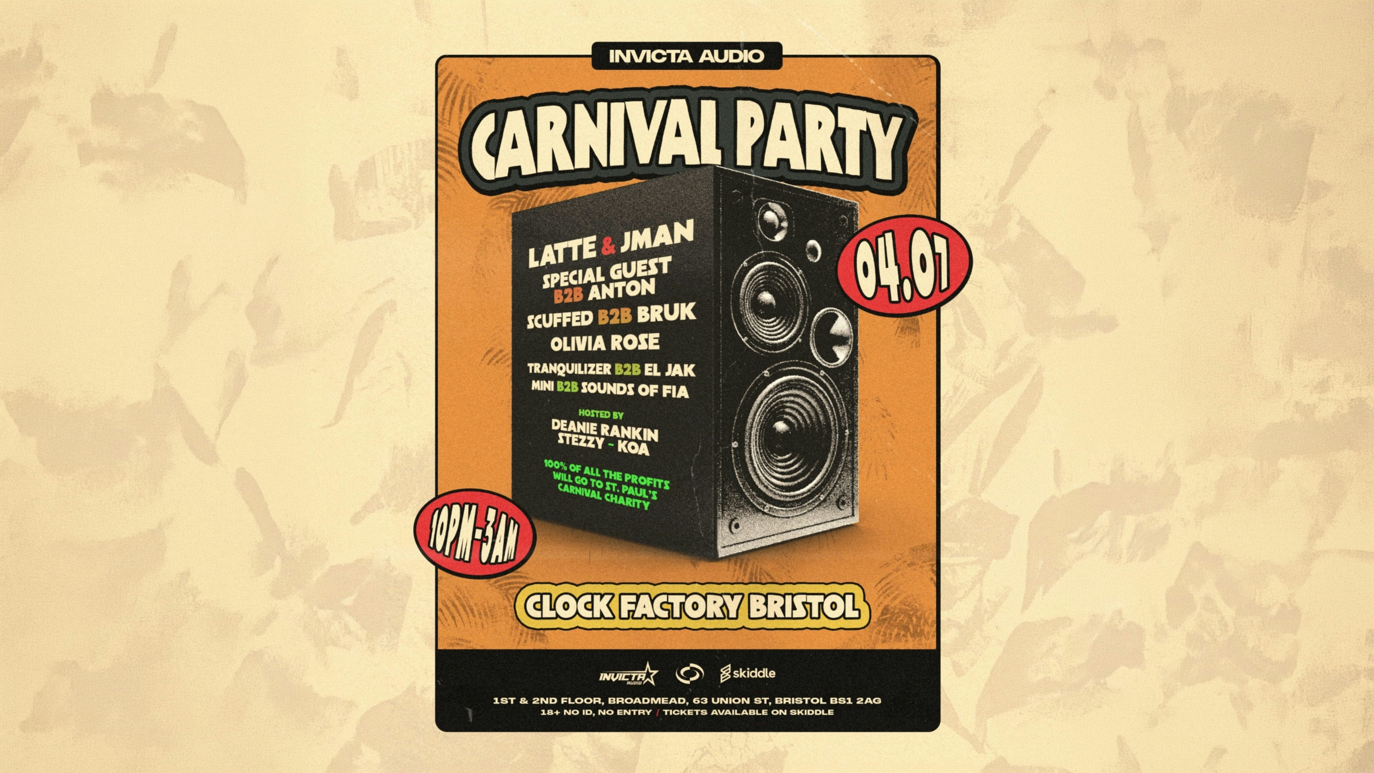 Invicta Audio Carnival Party [Charity Fundraiser]