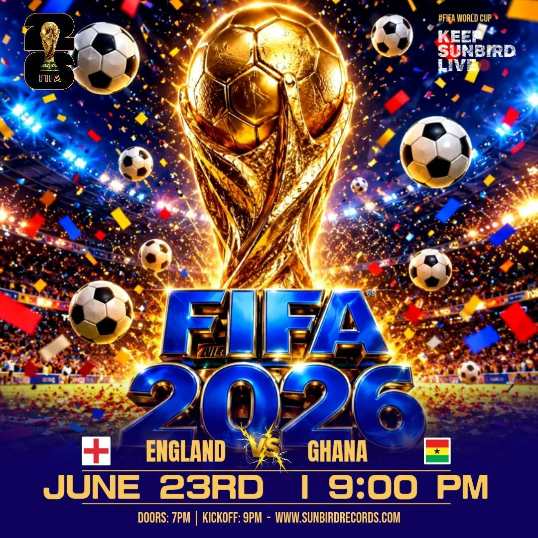 World Cup: England vs Ghana – 23rd June 2026 | Sunbird Records