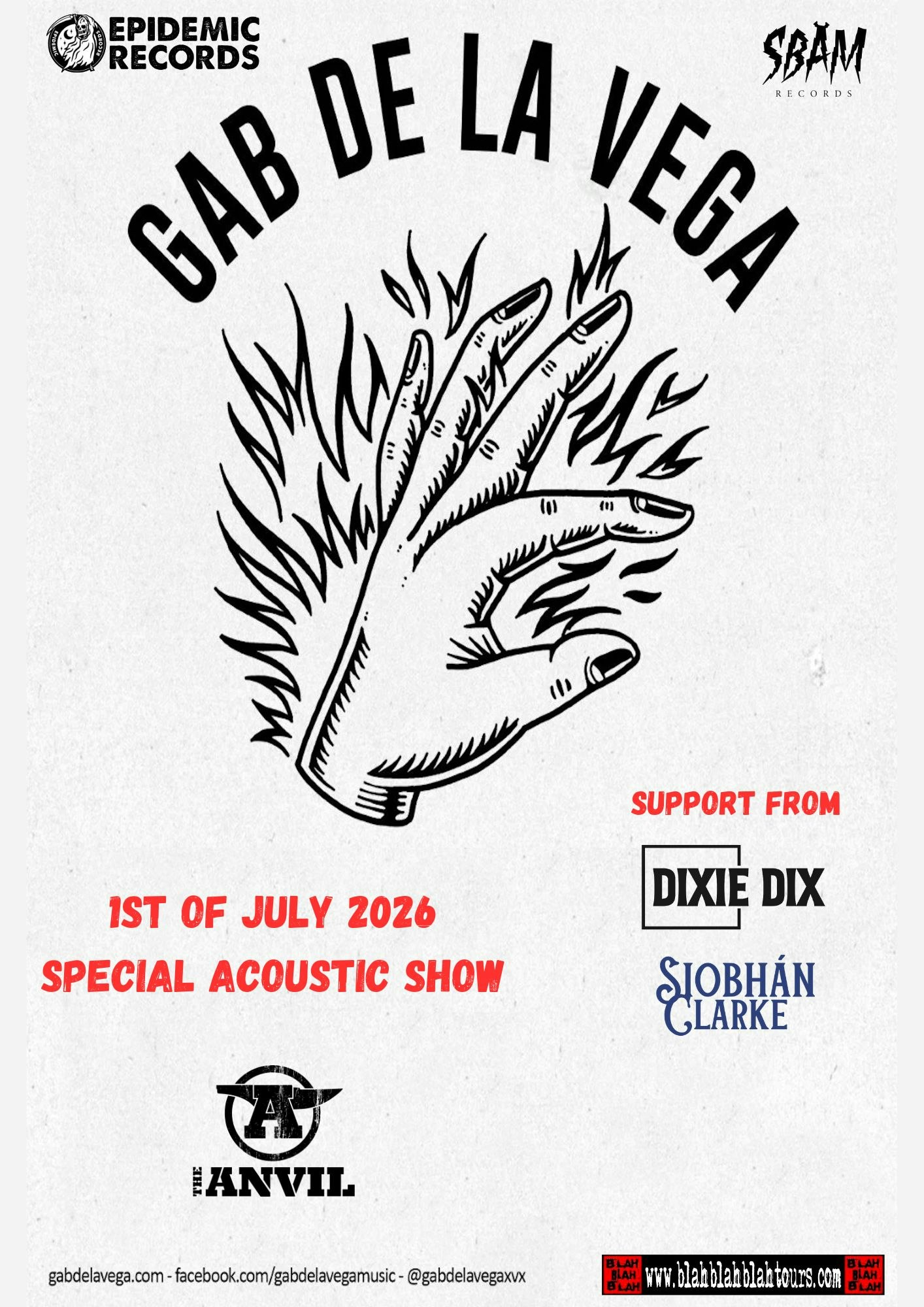 Free Entry – Gab De La Vega // Dixie Dix // Siobhán Clarke