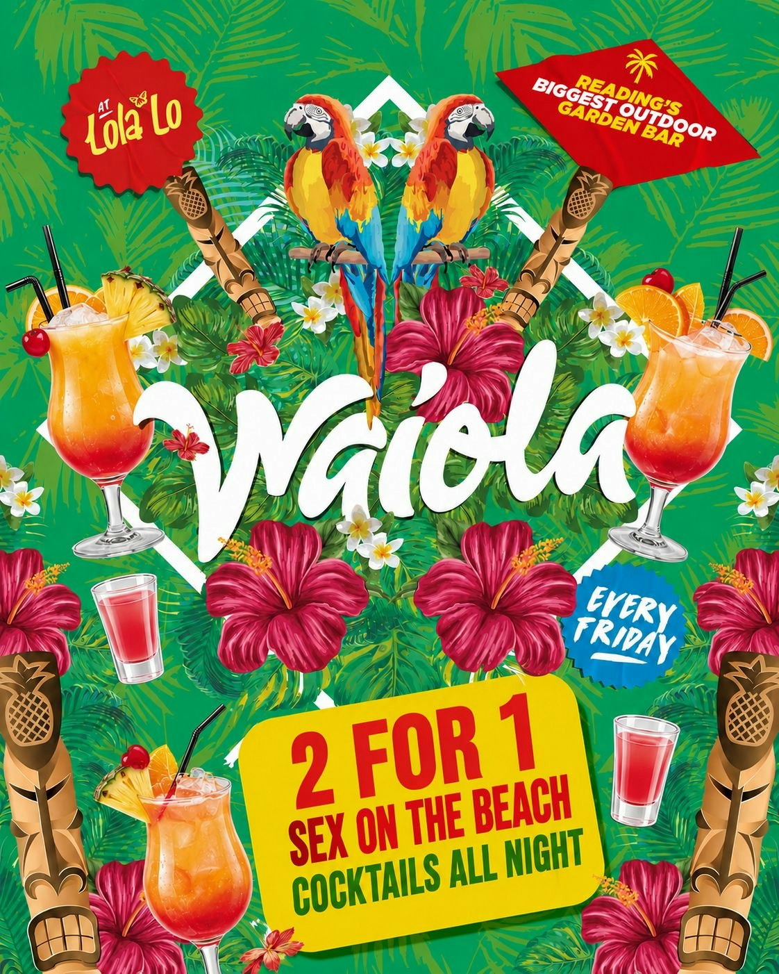 WAIOLA : 2-4-1 SEX ON THE BEACH (All Night!) 🏝️