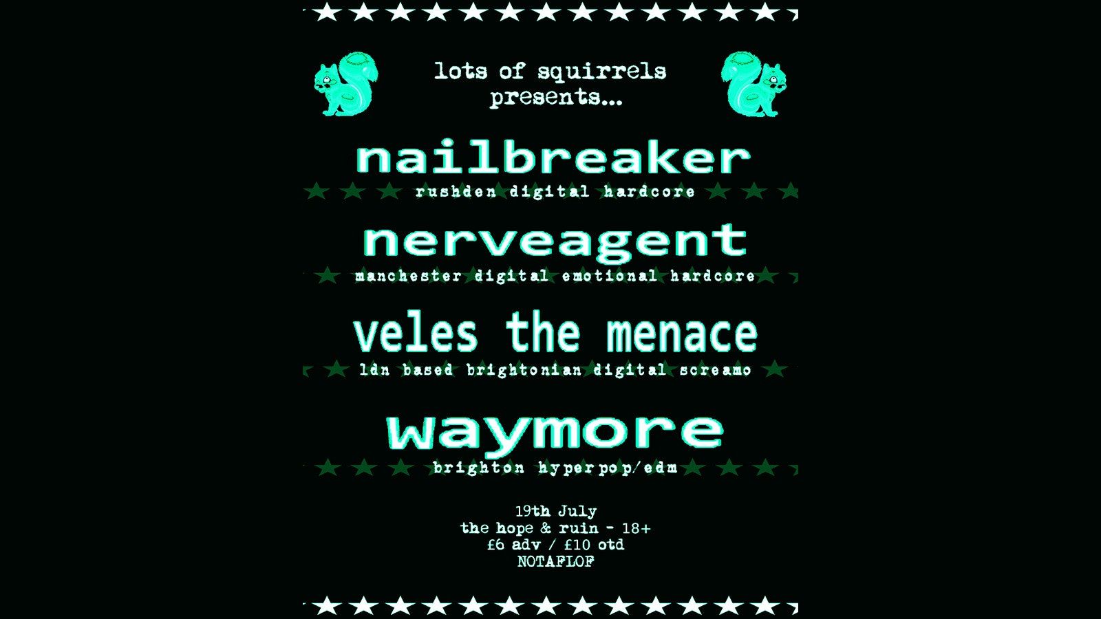 Nailbreaker + Nerveagent + Veles The Menace + Waymore