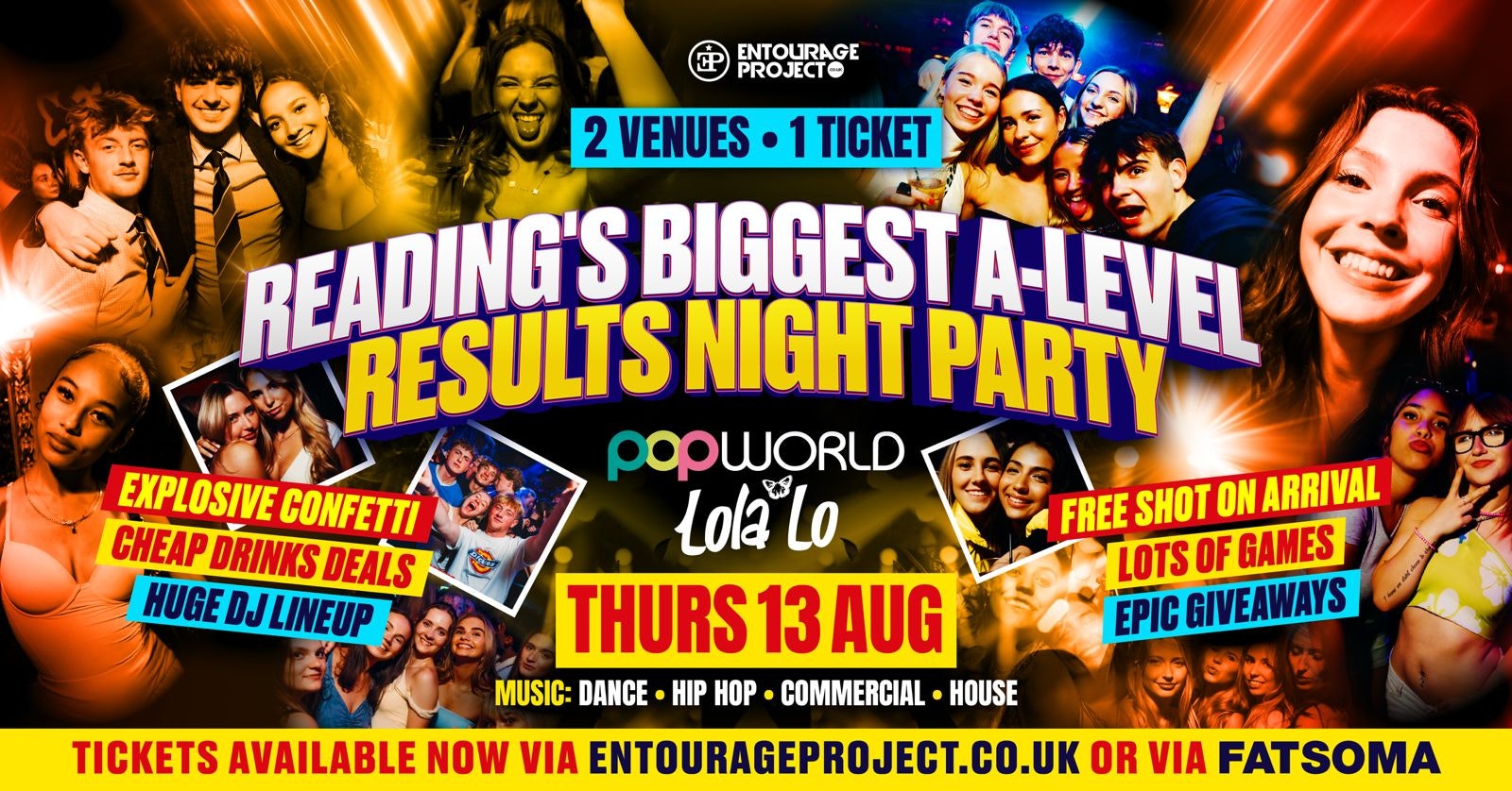 READING – A LEVELS RESULTS PARTY🤘