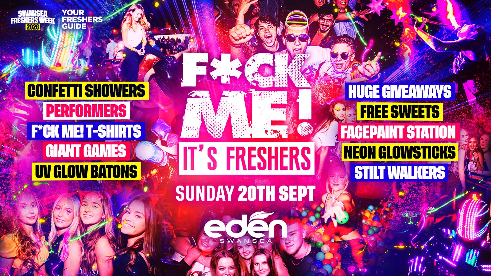 F*CK ME It’s Freshers | Swansea Freshers 2026 – 25% OFF END OF EXAMS SALE ⚽☀️