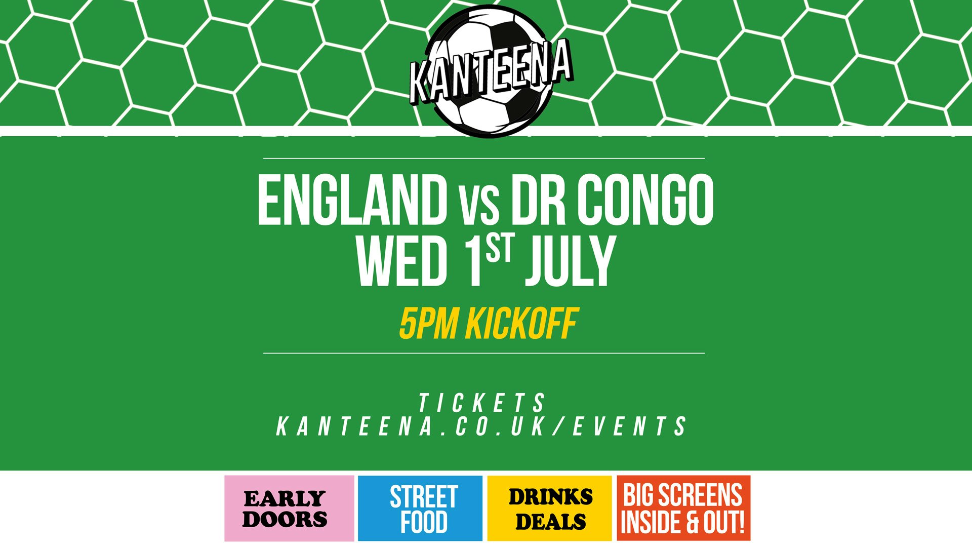 England VS DR Congo