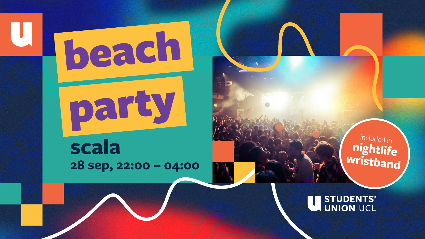 The UCL Freshers Beach Party at SCALA Kings Cross 🌊