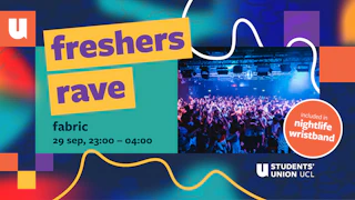 The UCL Freshers Rave 2026 at fabric 🔊
