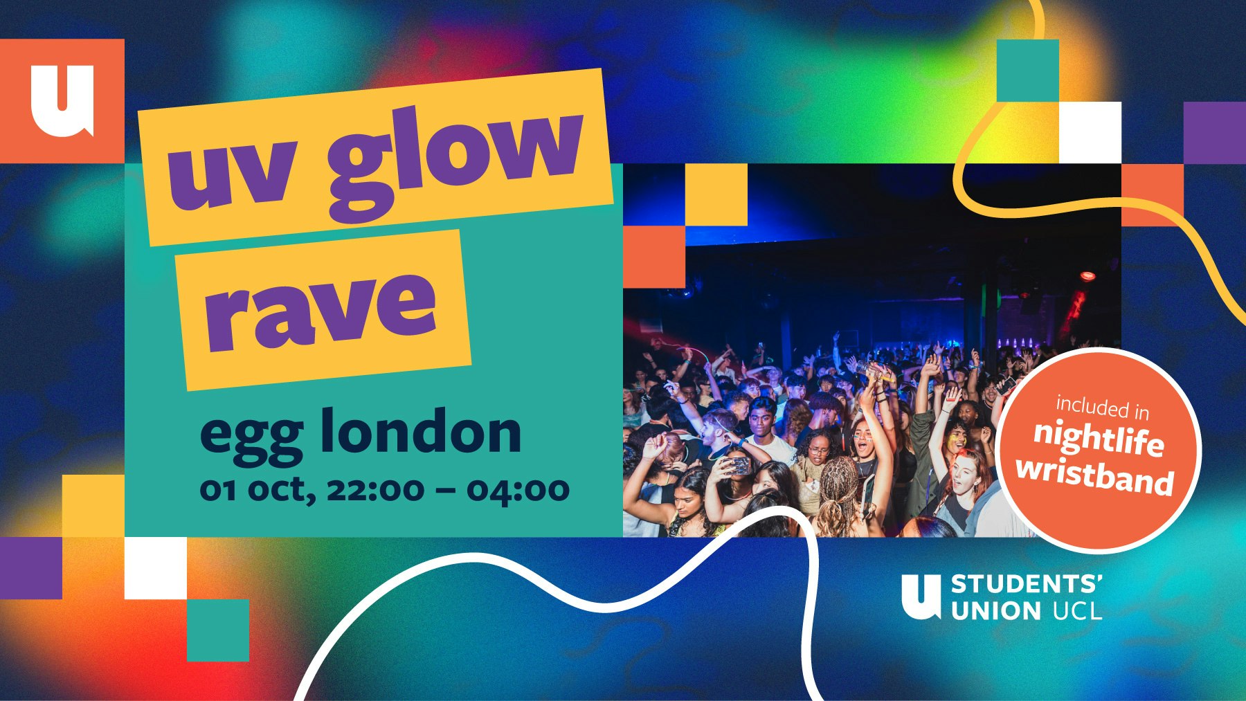 The Freshers Glow Rave 2026 : at EGG London
