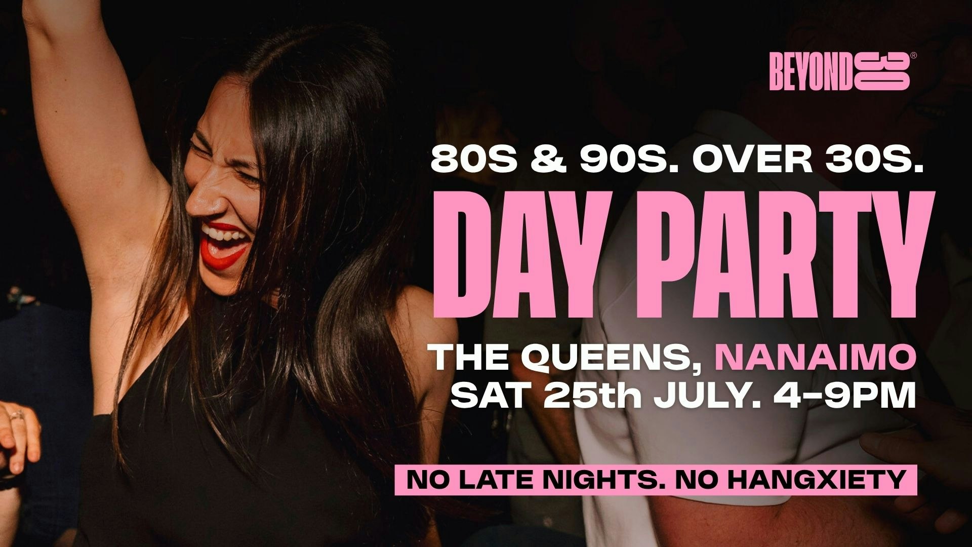 80s & 90s Over 30s Daytime Clubbing – NANAIMO🕺🏽
