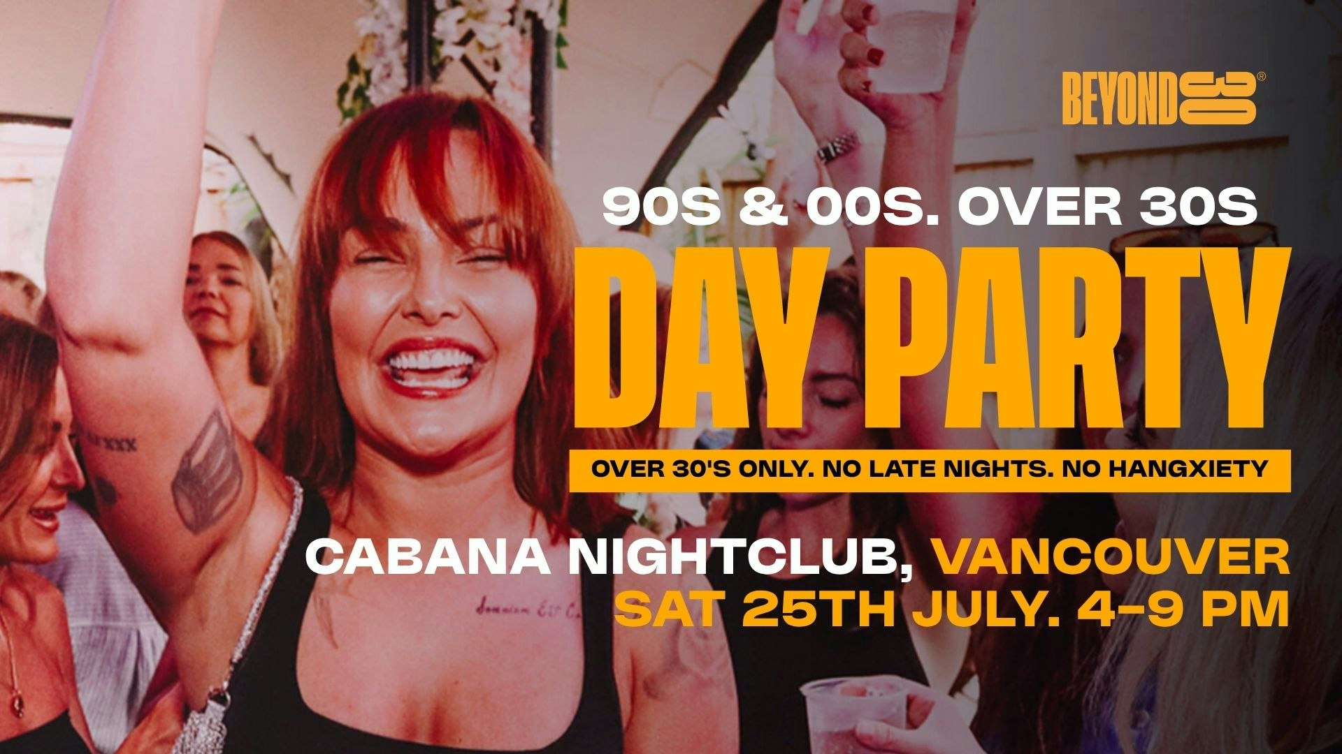 80s & 90s Over 30s Daytime Clubbing – VANCOUVER🕺🏽