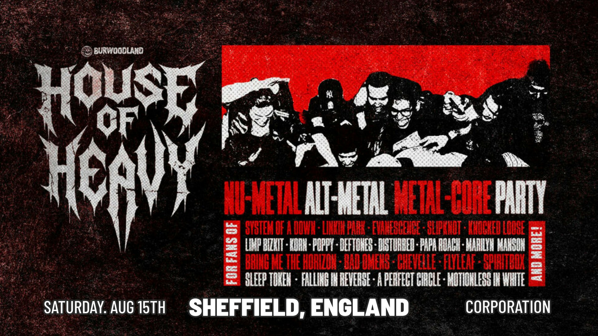 HOUSE OF HEAVY – Nu Metal + Metalcore Night
