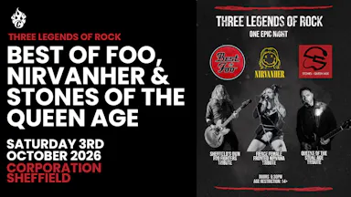 The Ultimate Alternative Rock Tribute Night – Foo Fighters, QOTSA & Nirvana — Corporation