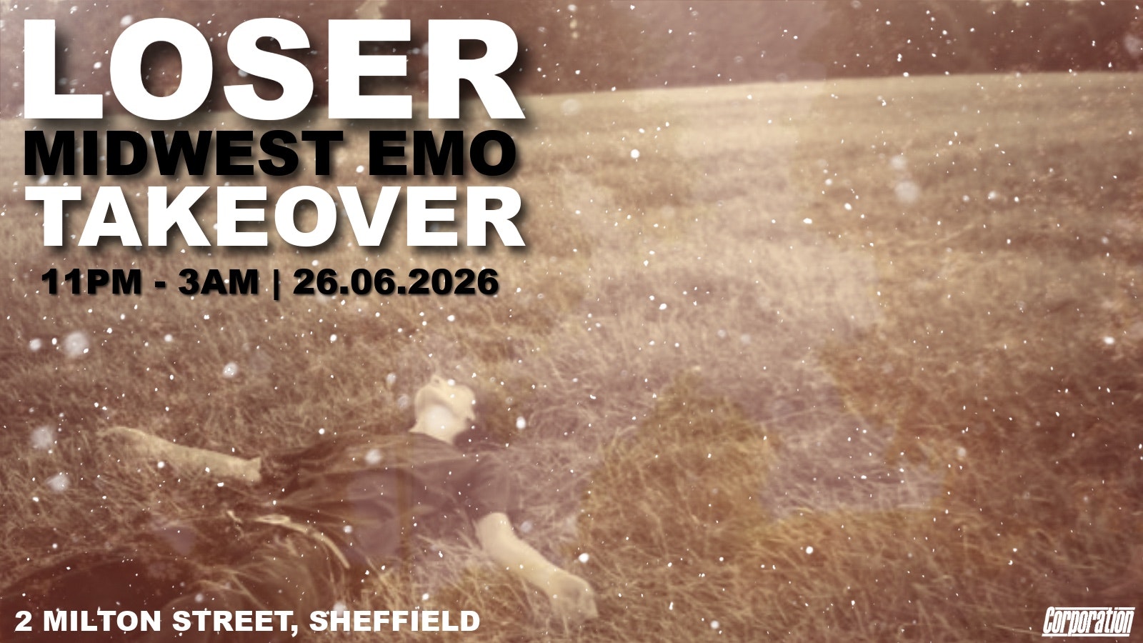 LOSER (midwest emo takeover) Friday Corp