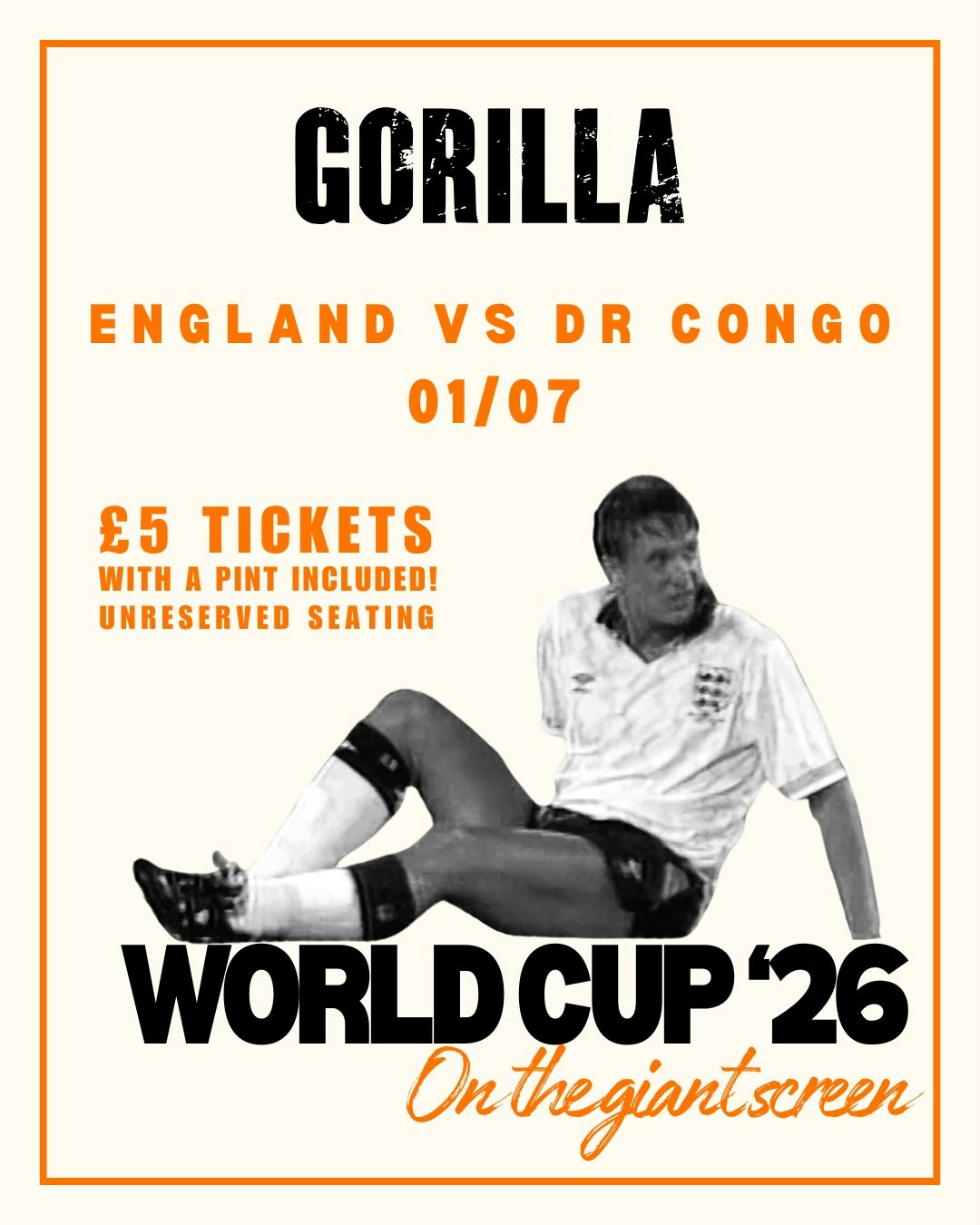 ENGLAND VS DR CONGO