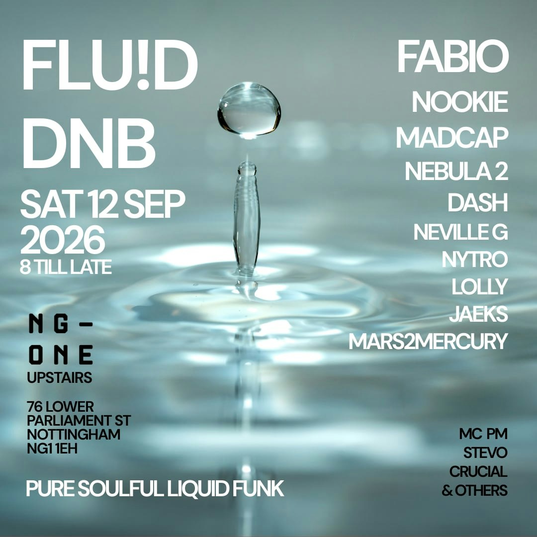 FLUID Liquid DNB Part 2 @ NG-One Upstairs via K-Two Entrance
