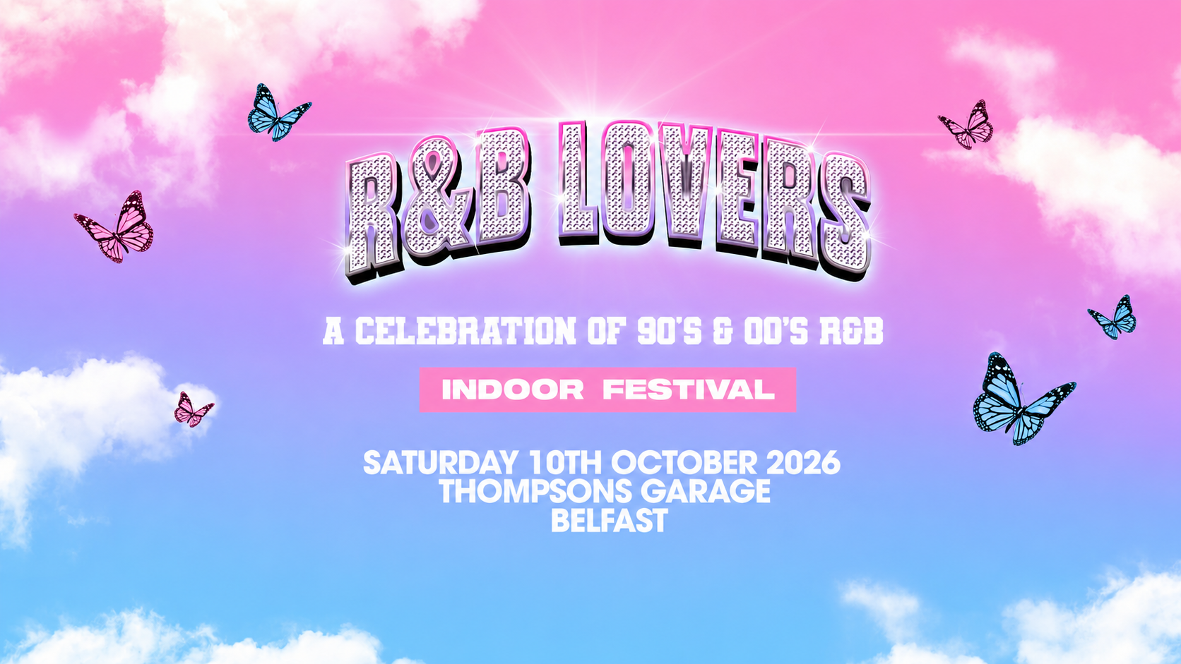 R&B Lovers – Saturday 10th October – Thompsons Belfast [TICKETS NOW ONLINE!]