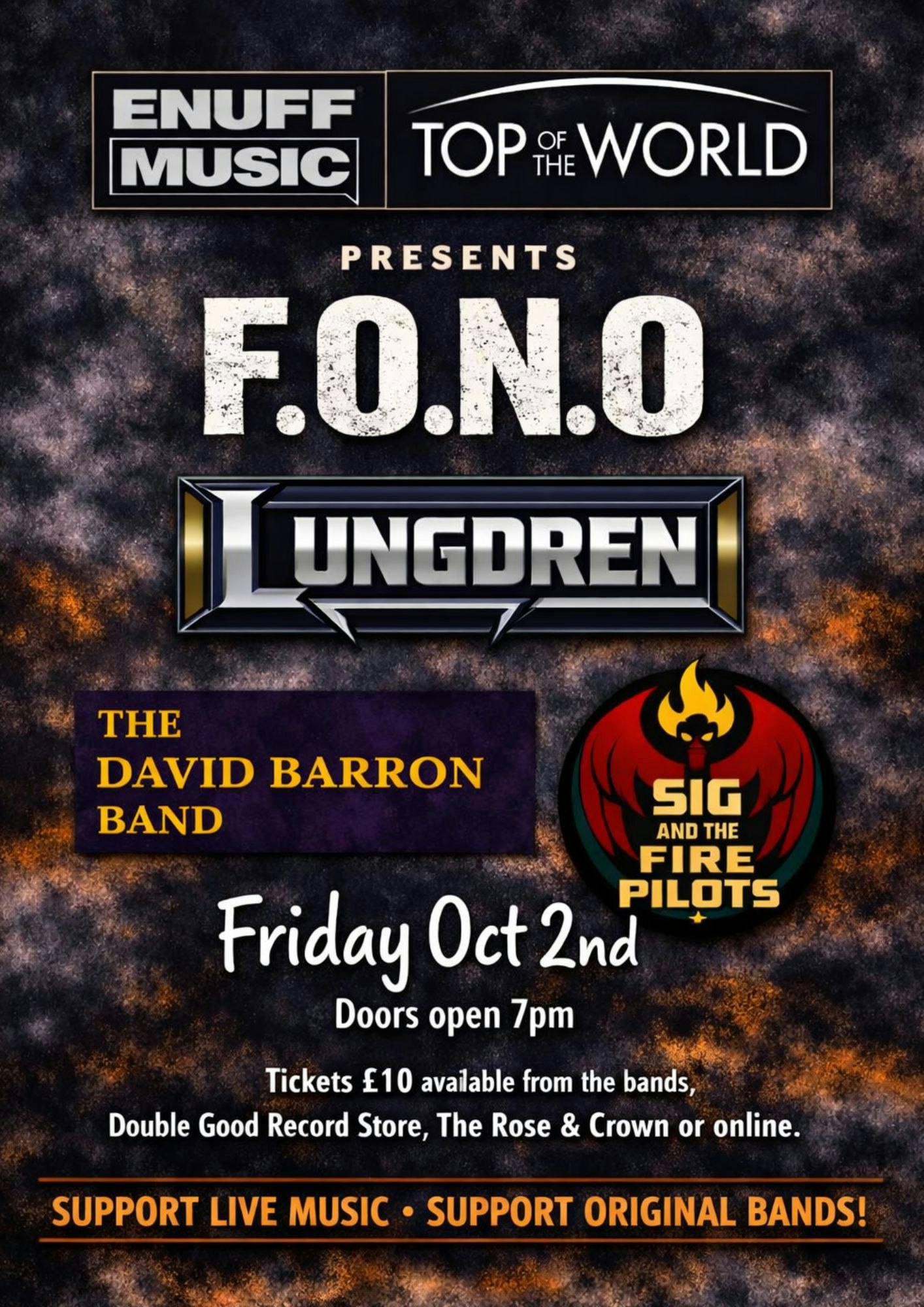 F.O.N.O. – Live at Top of the World, Stafford