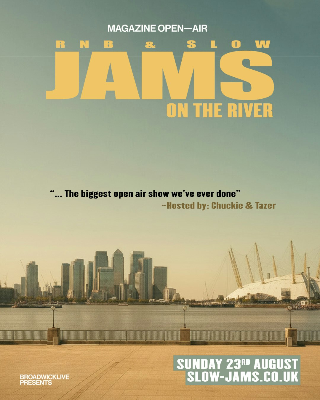 RnB & Slow Jams: ON THE RIVER 2026 – SIGN UP NOW! (MAGAZINE OPEN-AIR)