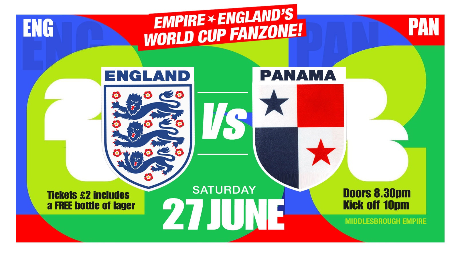 England vs. Panama (LIVE)