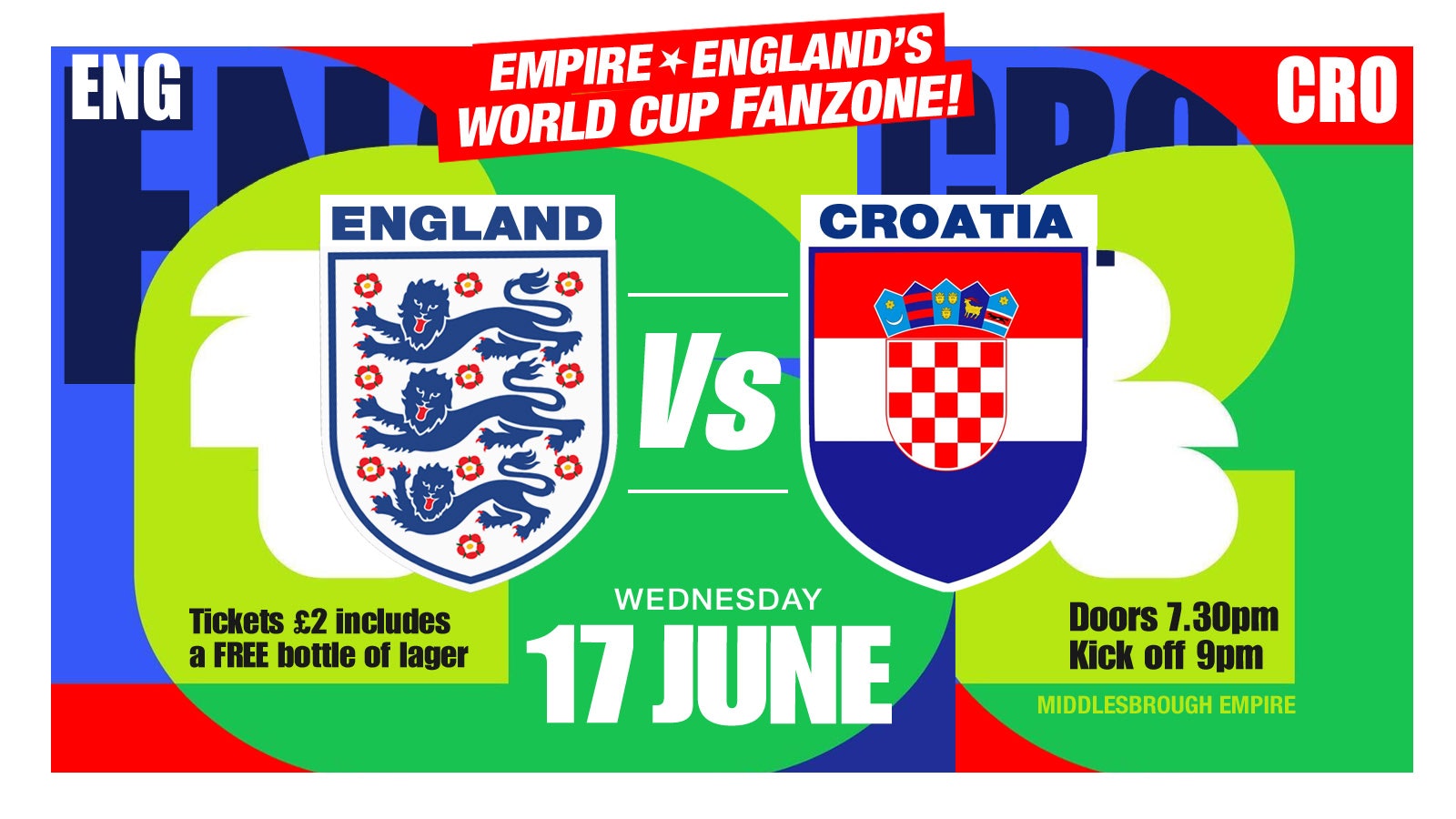 England vs. Croatia (LIVE)