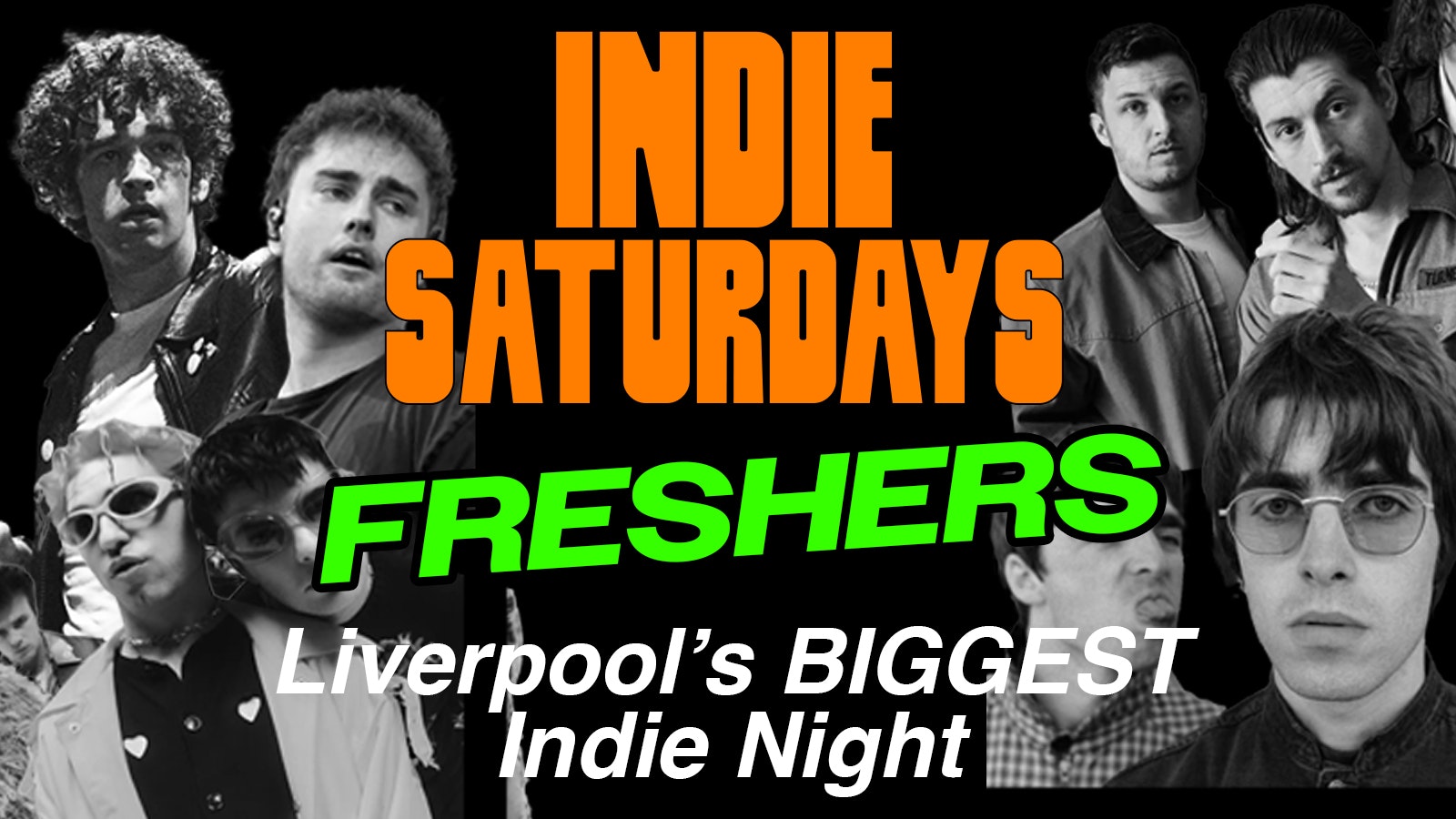 💥 INDIE SATURDAYS 💥 FRESHERS AT TUNNEL (beneath Heebies on Seel Street – £5 DOUBLE VODKA & MIXER – OPEN UNTIL 6AM