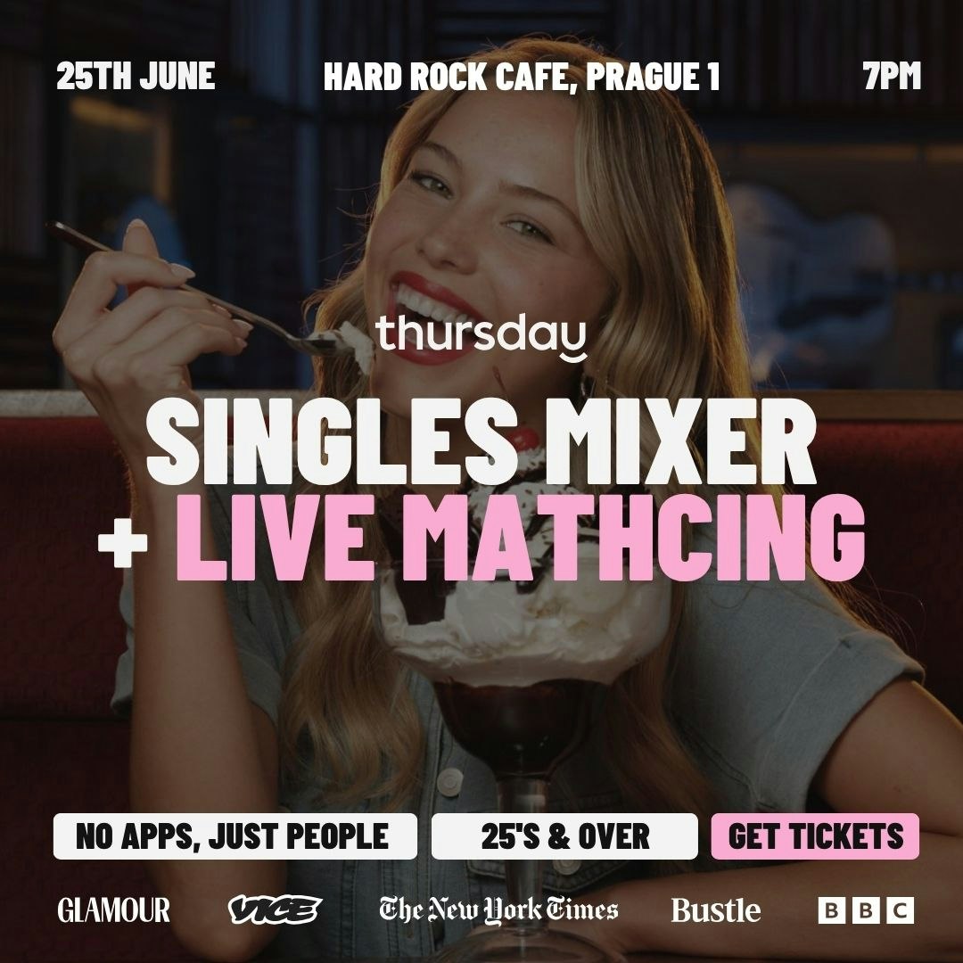 Thursday Dating | Singles Live Matching | Hard Rock Cafe, Prague 1 | CZ / EN
