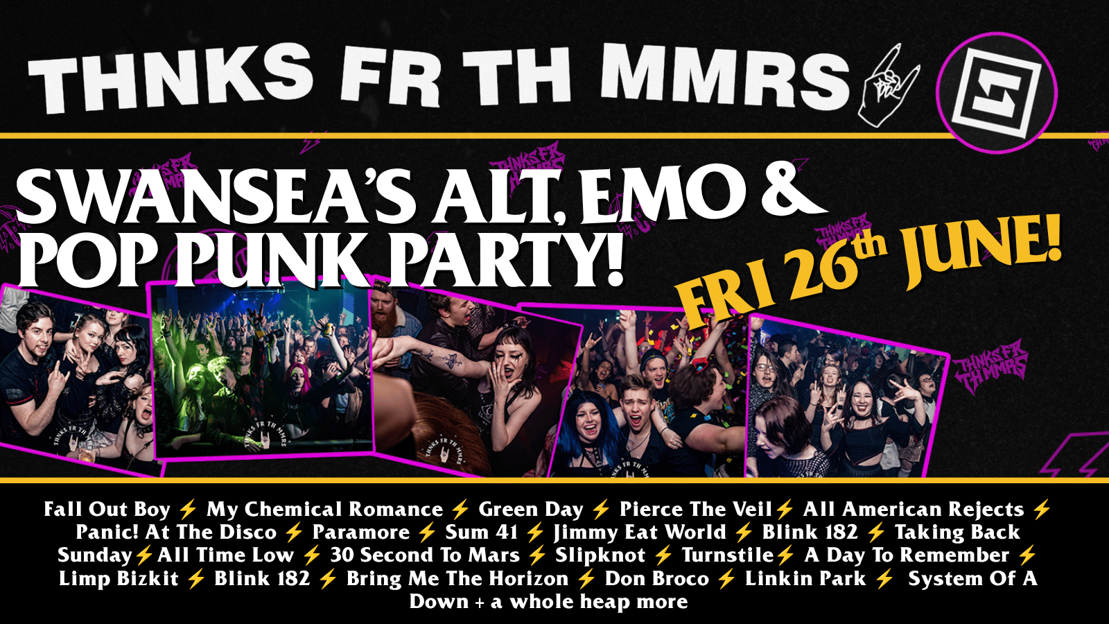 THNKS FR TH MMRS