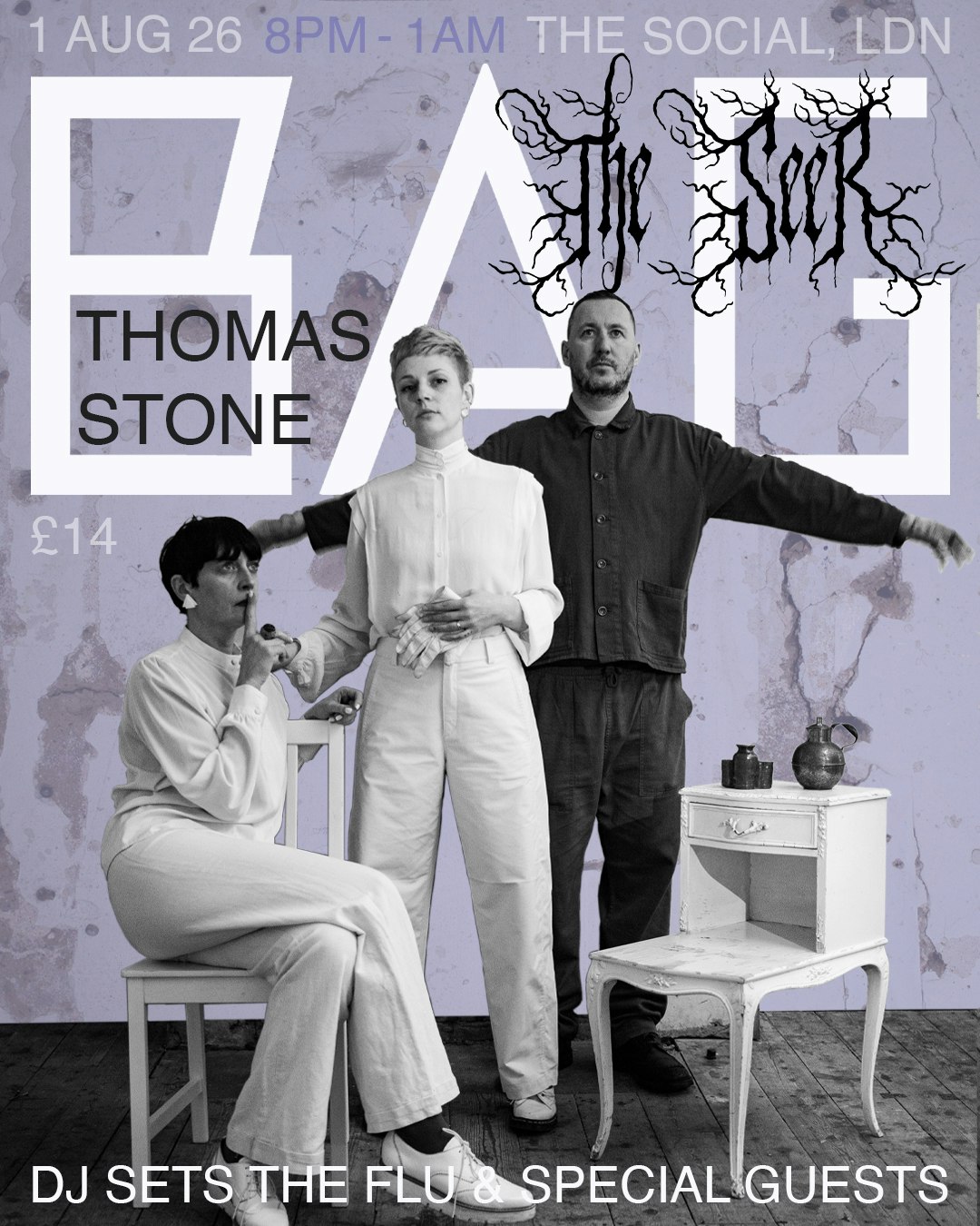 BAG Album Launch Party with The Seer & Thomas Stone: A night of dark experimental music